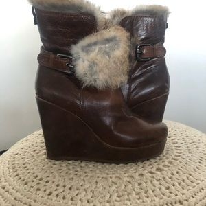 Genuine Leather Rudsak Booties with real fur